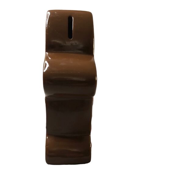 Brown Ceramic Bunny Rabbit Bank from Target 2010; Kids Room Decor; Storybook - Picture 4 of 7